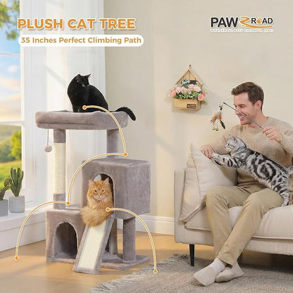 PAWZ Road Cat Tree, 35 Inches Cat Tower - Image 5