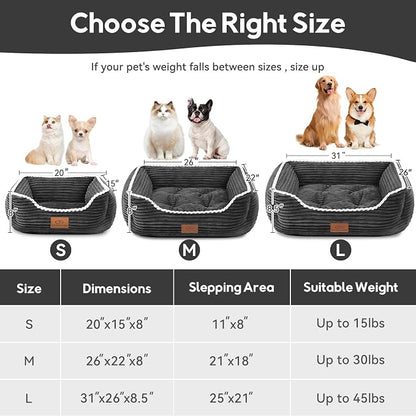 Orthopedic Dog Bed for Medium Dogs, Dog Sofa Beds Supportive Foam Pet Couch Bed - Image 2