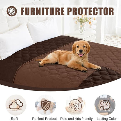 Smiry Waterproof Dog Bed Cover Blanket 82x82, Soft Reversible Pet Blanket - Image 8