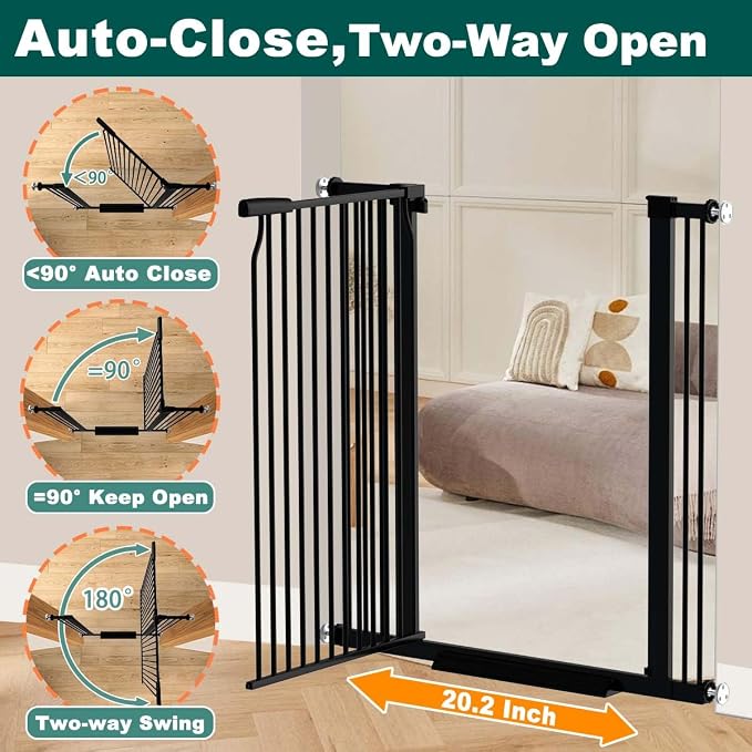 Fairy Baby 40.5" Extra Tall Baby Gate - Image 5