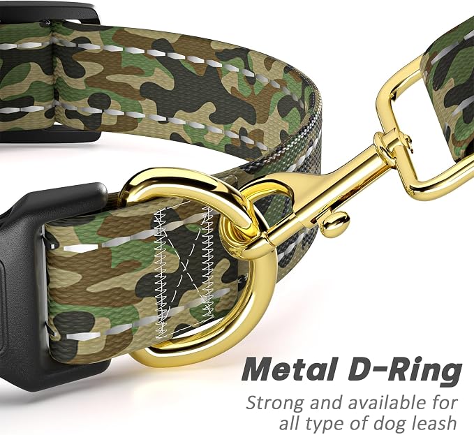 MOODEL Reflective Dog Collar for Extra Small Dogs Cats, Cute Camouflage - Image 5