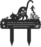 Grave Markers for Cemetery for Cat, Metal Grave Markers Yard Memorial Pet by RNGMSI