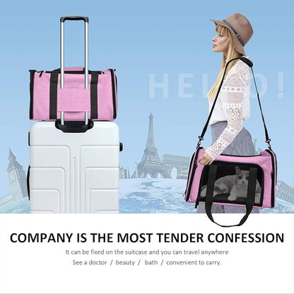 Henkelion Large Cat Carriers Dog Carrier Pet Carrier - Image 6