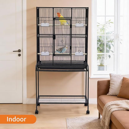 Large Bird Cage, 62.6" H Big Bird Cage - Image 5