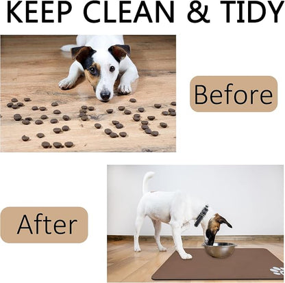 YCT Pet Cat Food Mats for Dog Food Mat, Cat Mat for Food, Pet Dog Cat Feeding - Image 5