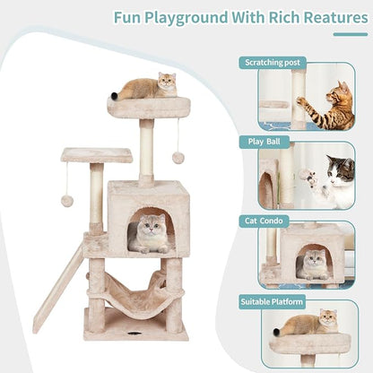 MIAO PAW Cute Cat Tree Tower for Indoor Cat Tower - Image 3