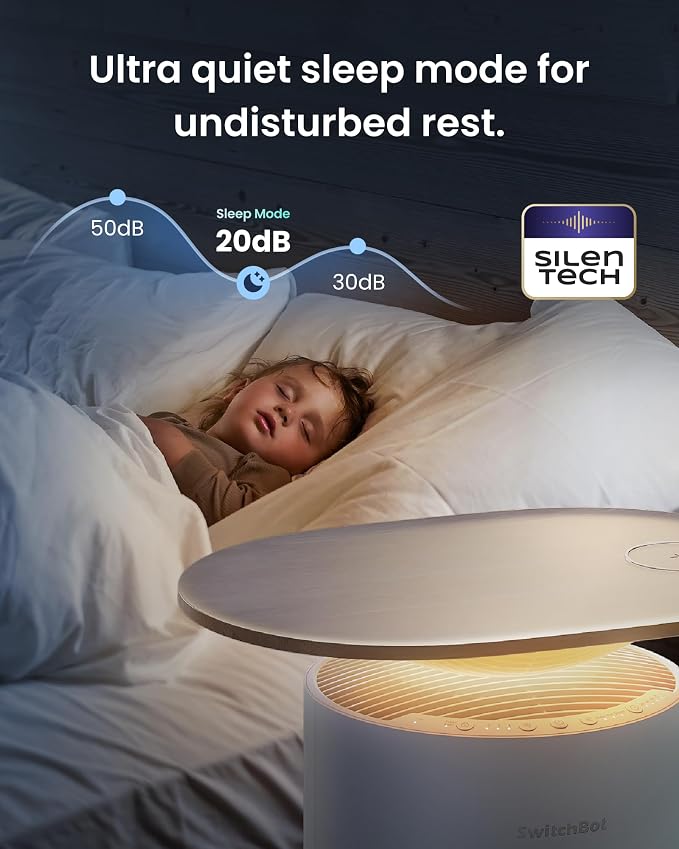 SwitchBot Air Purifier Table for Home up to 3620 ft², HEPA Air Purifier - Image 8