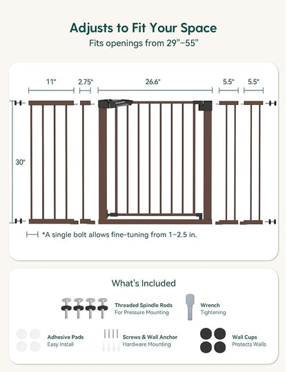 Babelio 29-55" Extra Wide Baby Gate - Image 7