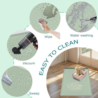 Cat Litter Mat, Silicone Large Cat Mat - Image 3