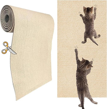 KEYIDE Self-Adhesive Cat Scratch Wall Climber, Wall Cat Scratcher Mat by KEYIDE