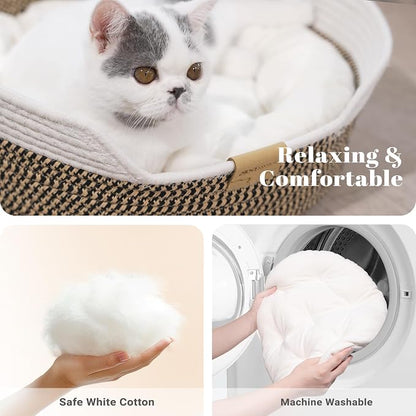 CHEERHOME PETS Cat Bed Basket - Image 3