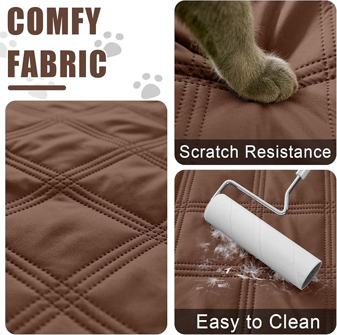 Smiry Waterproof Dog Bed Cover Blanket 52x82, Soft Reversible Pet Blanket - Image 4