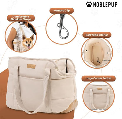Plush Dog Purse Carrier for Small Dogs, Soft Dog Tote Bag - Image 4
