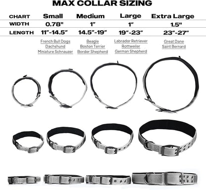 PetiFine Dog Collar for Large Dogs, Neoprene Padded and Adjustable, Reflective - Image 5