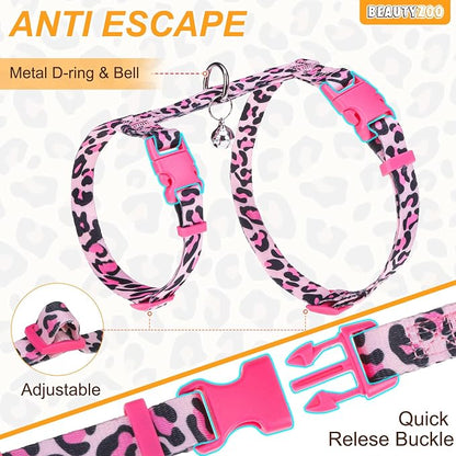 BEAUTYZOO Cat Harness and Leash Set Escape Proof - Image 4
