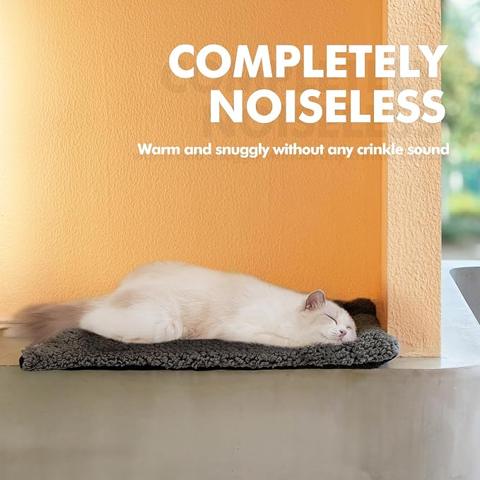 Self Warming Cat Bed Self Heating Cat Dog Mat 24 x 18 inch Extra Warm Thermal - Image 2