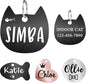 Ultra Joys Cat ID Tag Personalized Pet Tags, Durable Stainless Steel Small Pet by UltraJoys