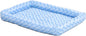 MidWest Homes for Pets QuietTime Fashion XS Dog Bed – Blue Faux Fur Bolster by MidWestHomesForPets