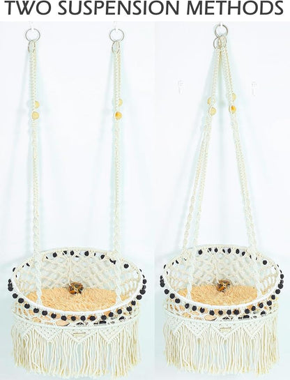 KARCEEY Macrame Cat Hammock - Image 3