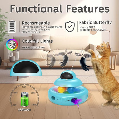 Cat Toys, 4-in-1 Automatic Kitten Toy - Image 6