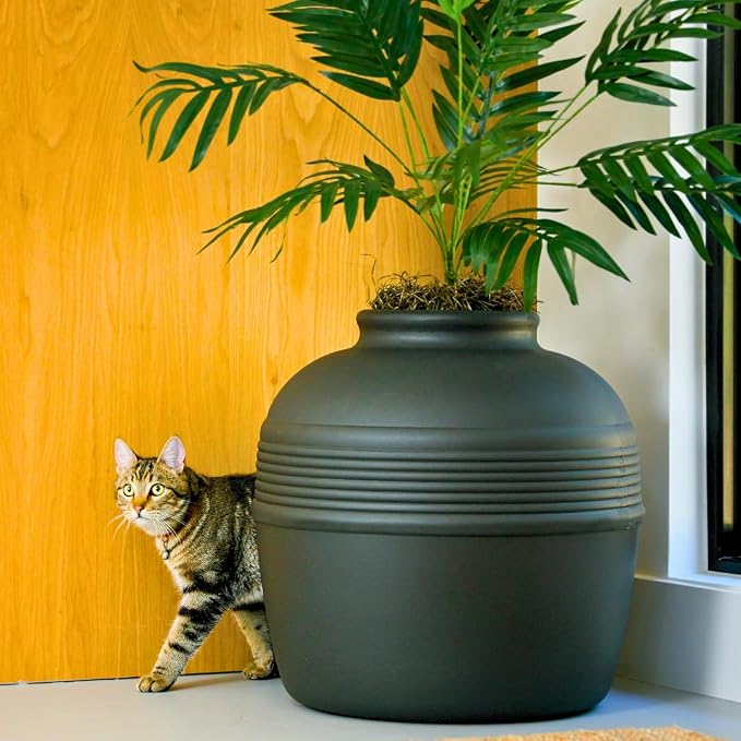 Good Pet Stuff Hidden Litter Box Planter, Decorative Cat Litter Enclosure - Image 18