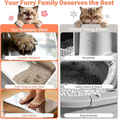 Stainless Steel Cat Litter Box - Image 2