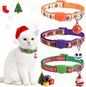 Christmas Cat Collar with Bells, Thanksgiving Cat Collar Breakaway, Halloween by DILLYBUD