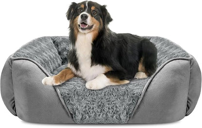 INVENHO X-Large Dog Bed Rectangle Washable Orthopedic Soft Calming Sleeping by INVENHO