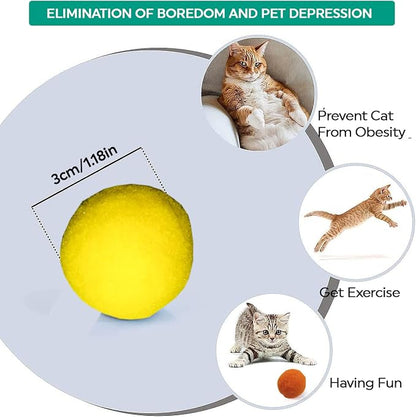 Premium Soft Pom Pom Balls for Kittens - Image 7