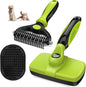 3PCS Self Cleaning Slicker Brush & Pet Grooming Rake & Bath Brush by Augwind