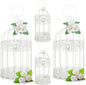 Sliner 4 Pcs Birdcage Candle Holder Valentine Decorative Bird Cages by Sliner