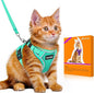 Halypet Cat Harness and Leash Set Escape Proof Adjustable Cat Leash Comfortable by DOMoreWithYourPet