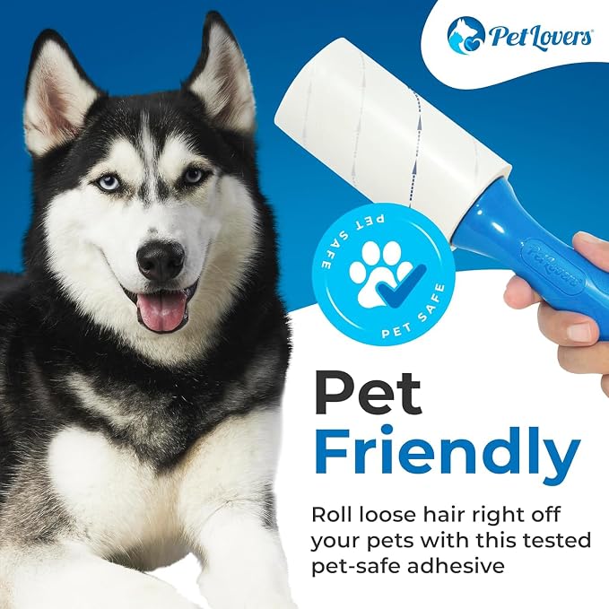 PetLovers Extra Sticky Lint Roller Mega Value Set 450 Sheets - Image 4