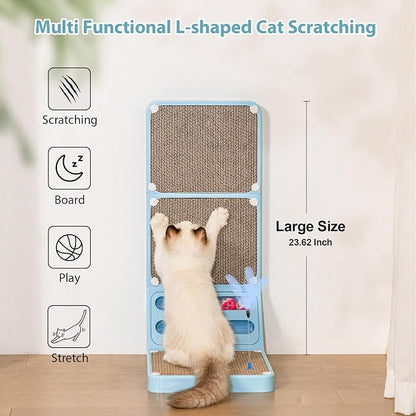Cat Scratching Board Kitten Scratching Ball Wall Scratchers - Image 3