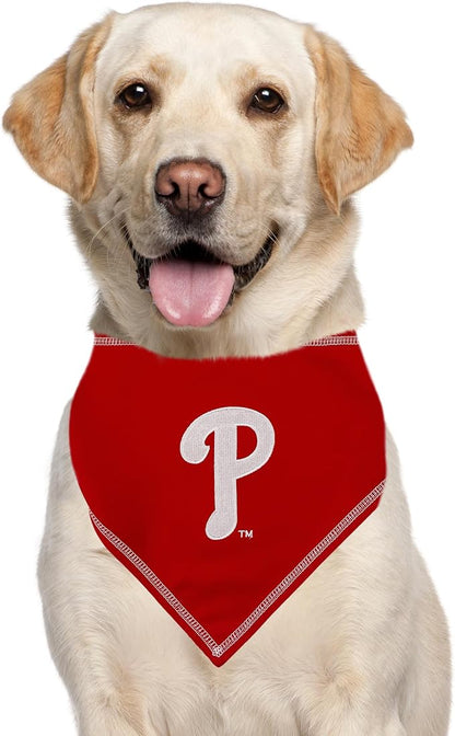 Pets First MLB Philadelphia Phillies TIE Bandana, Large/X-Large. Dog Bandana - Image 5