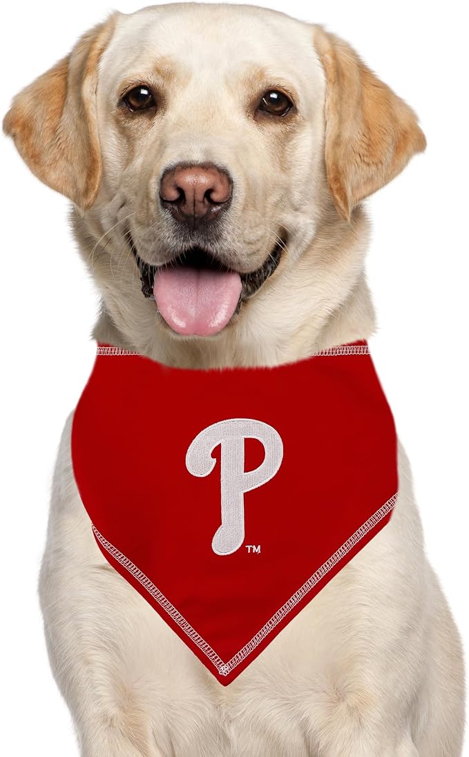 Pets First MLB Philadelphia Phillies TIE Bandana, Small/Medium. Dog Bandana - Image 5
