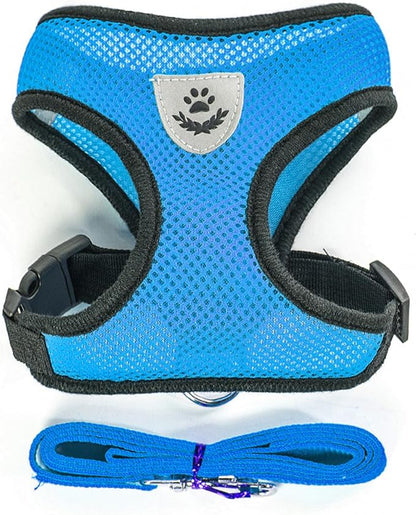 Shudyear Cat Harness and Leash, Adjustable Soft Mesh, Anti-Escape, Reflective - Image 7