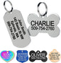 GoTags Stainless Steel Pet ID Tags, Personalized Dog Tags and Cat Tags by GoTags