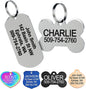 GoTags Stainless Steel Pet ID Tags, Personalized Dog Tags and Cat Tags by GoTags