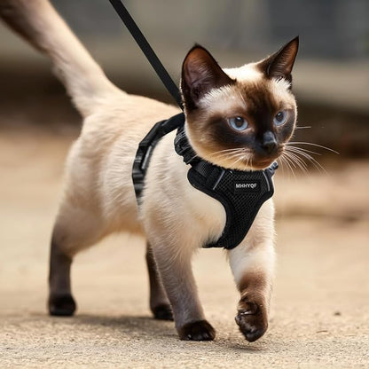 Cat Harness and Leash Set, Cat Car Harness, Soft and Breathable Vest - Image 5