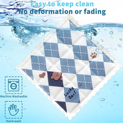 Dog Cooling Mat 13.7” x 13.7” Pet Summer Self-Cooling Pad - Image 6