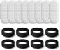 Cat Water Fountain Filters, APAUK 8 Pack Replacement Filters & Sponges by APAUK