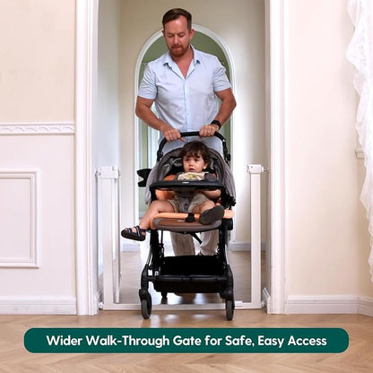 BABELIO Baby Gate for Doorways and Stairs, 36-41" Pet Gate - Image 2