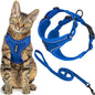 Voyager Escape-Proof Step-in Lock Cat Harness & 5ft Neoprene-Handle Leash Set by BestPetSuppliesLLC