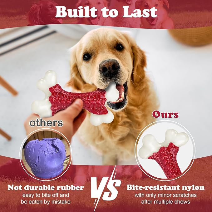 6-Pack Tough Dog Toys, Toys for Aggressive Chewers Large Breed, Chew Dogs - Image 6