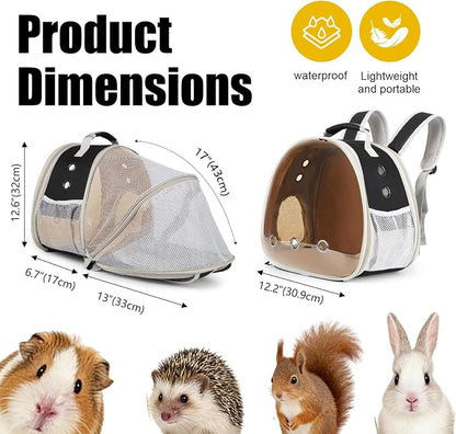 Back Expandable Backpack for Small Animals, Portable Travel Bag Breathable Pet - Image 5