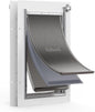 Baboni 3-Flaps Pet Door for Interior and Exterior Doors, Steel Frame and by Baboni