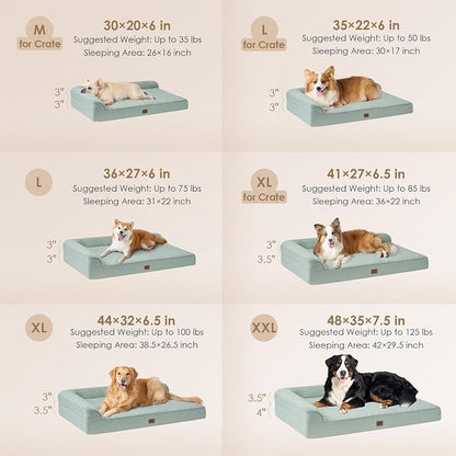 EHEYCIGA Large Dog Bed Memory Foam - Image 2