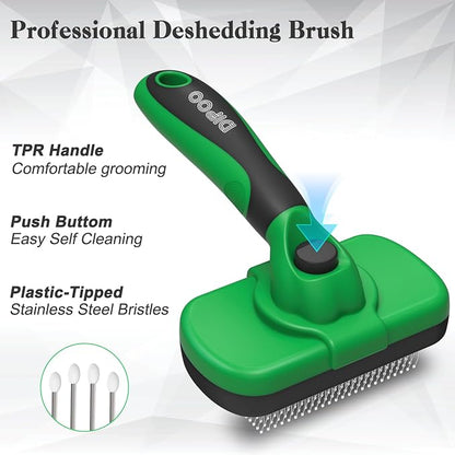 Self Cleaning Deshedding Brush for Dogs & Cats - Image 2