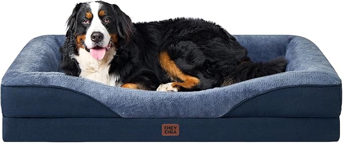 EHEYCIGA Orthopedic XL Dog Bed for Large Sized Dog, Waterproof Liner & Washable by EHEYCIGA
